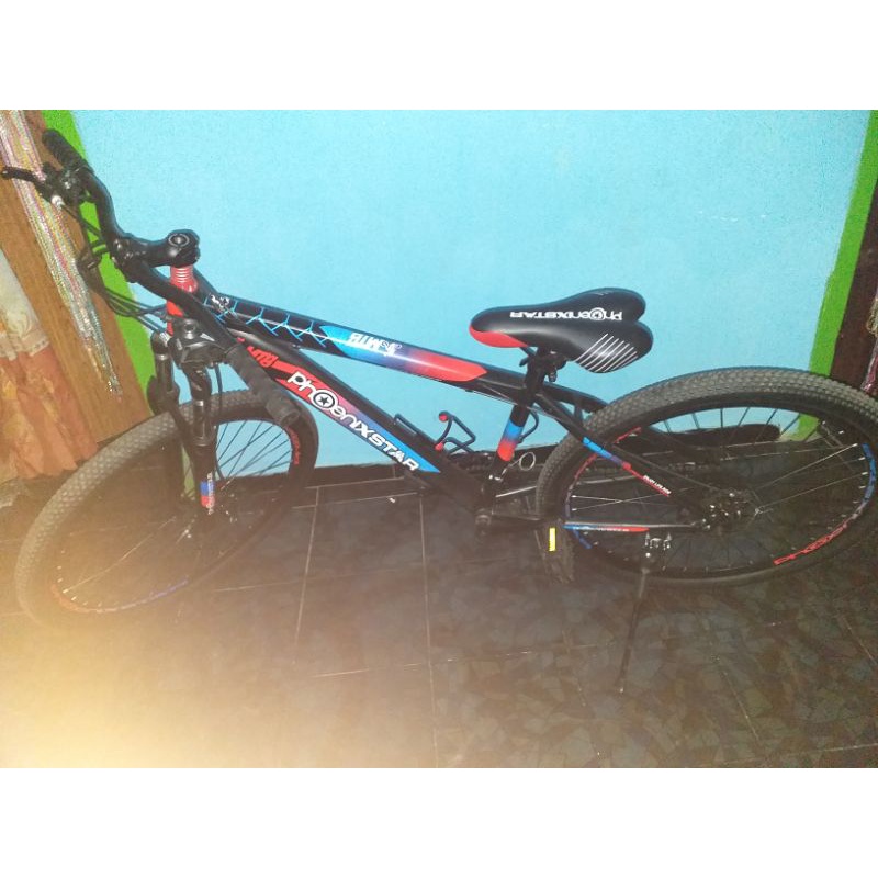 Sepeda MTB 27,5 Phoenix Star 21 Speed Cakram Bearing Inner cable murah banget  atau Sepeda Gunung 27