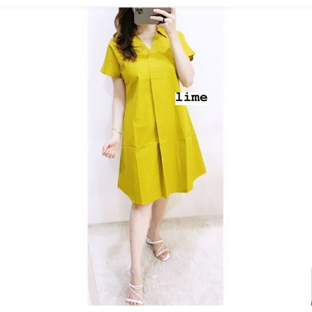 *[HNFK] Dress Wanita / Dress Laina  / Dress Wanita Korea / Pakaian Wanita Terbaru / Dress batik
