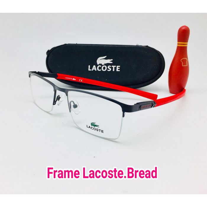 Unik Halt frame kacamata Lacoste sporty cucok pria/wanita baca/minus Terlaris