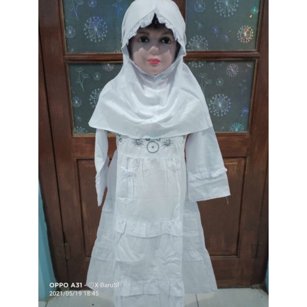 GAMIS ANAK MUSLIMAH BAHAN KATUN HALUS