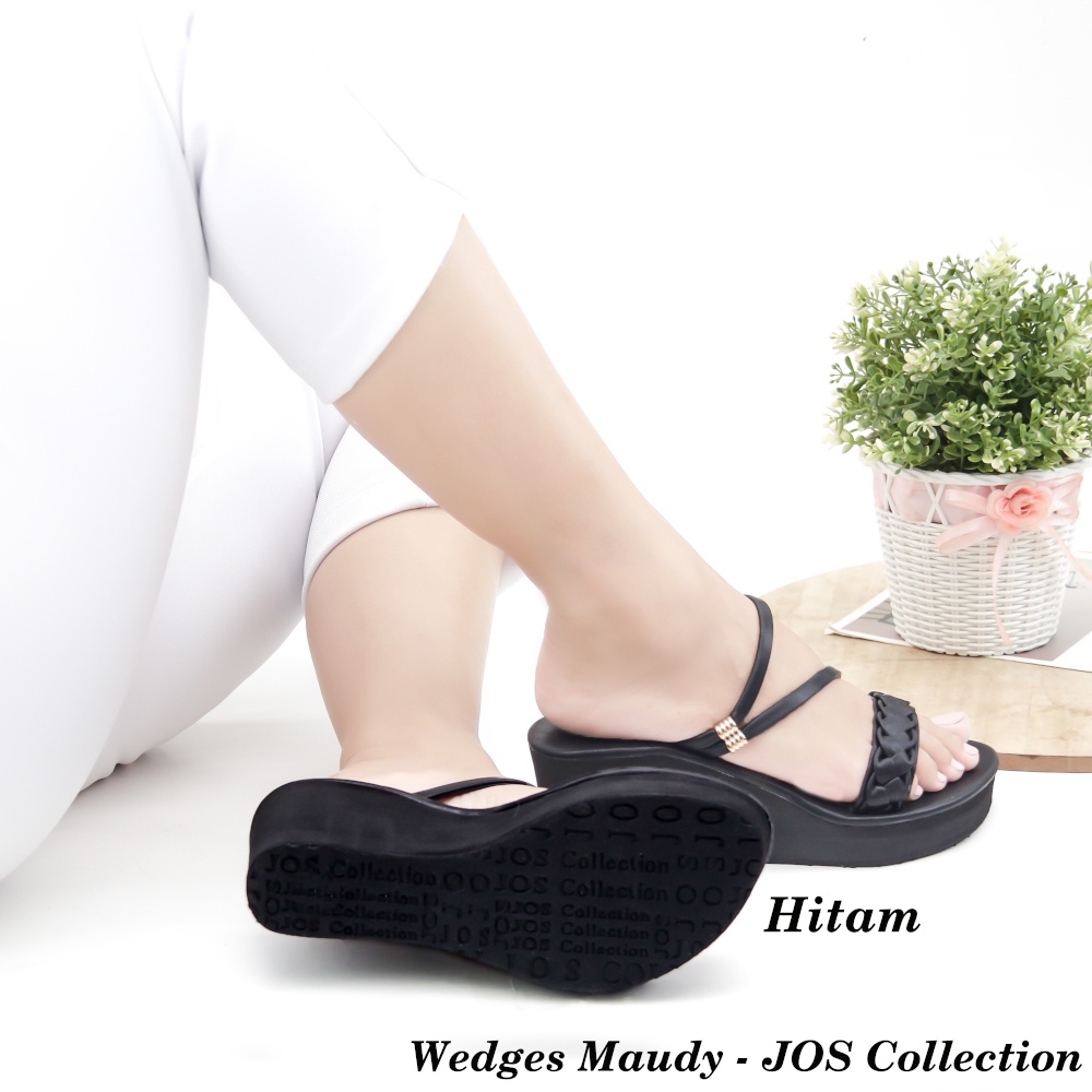 Sandal Wedges Wanita - Maudy Tinggi 7 cm by JOS Collection