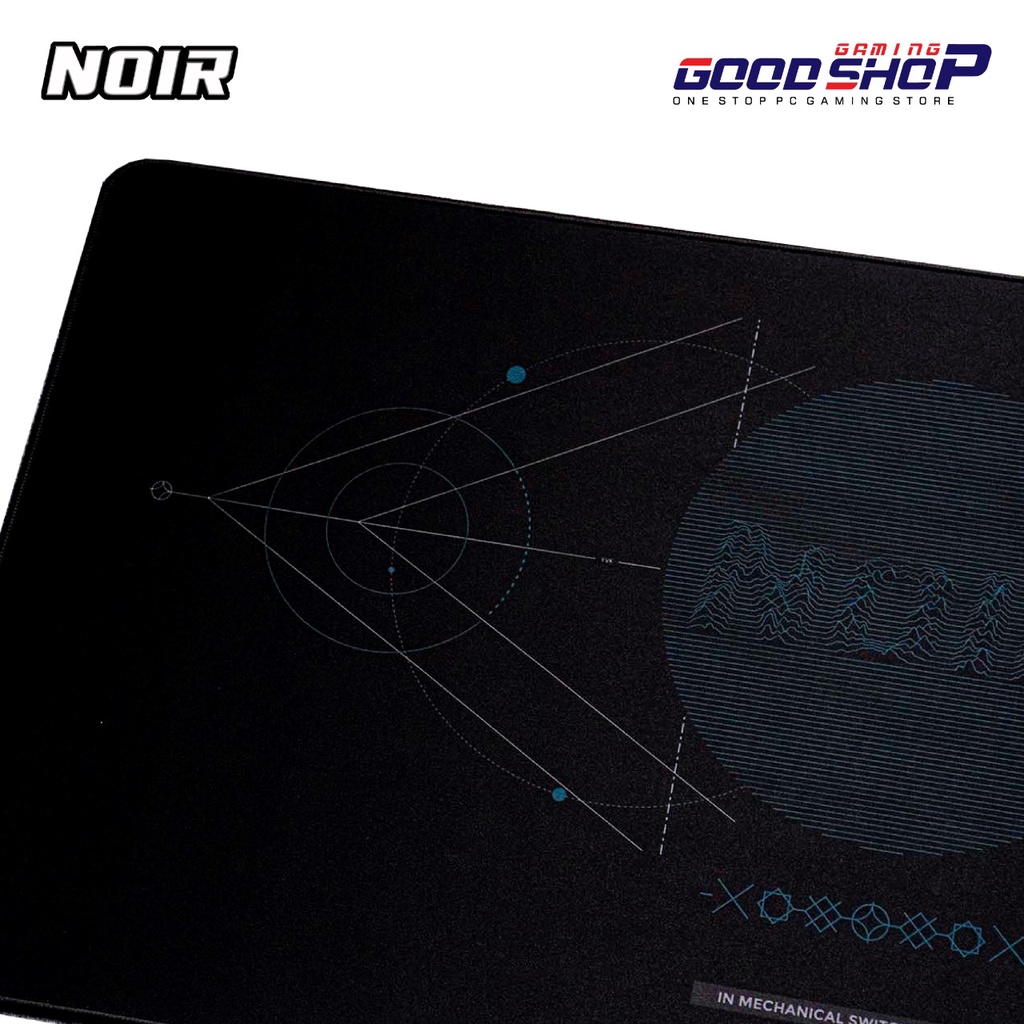 Noir Geometric Visual Deskmat Mousepad