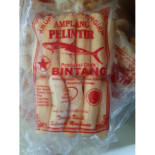 Kerupuk Amplang Kapsul Ikan Tengiri Khas Sumenep