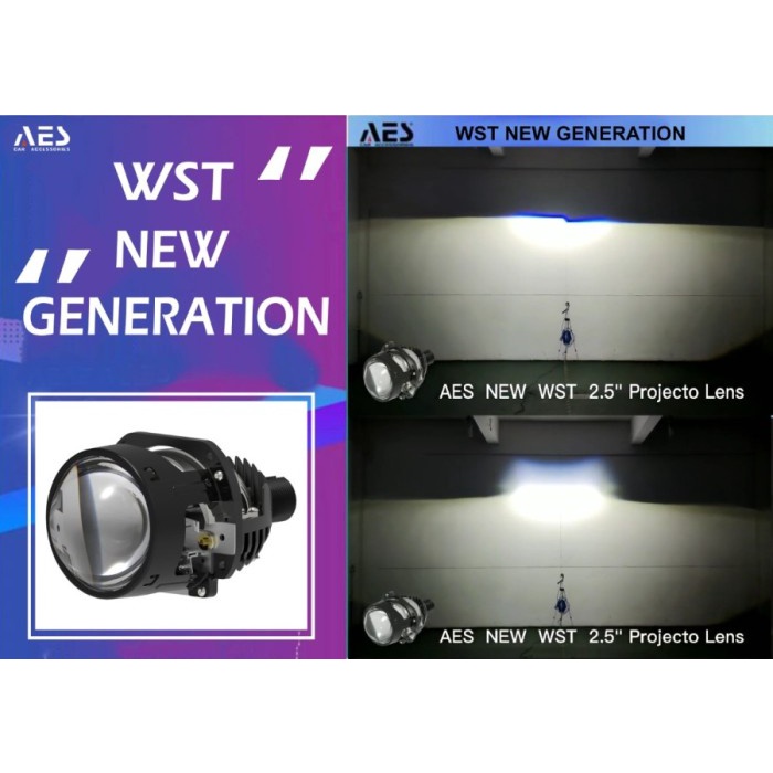 Projector BILED 2.5 WST BLUELENS AES I Projie AES BILED 2.5 inchi - GEN 2