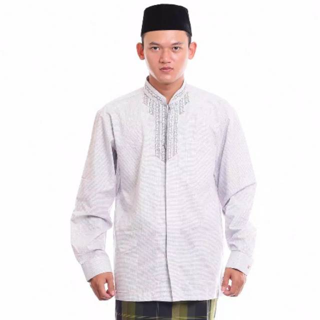 BAMUS ATLAS JAQUARD ELEGANT SUPER GOLD SERIES BAJU KOKO MUSLIM