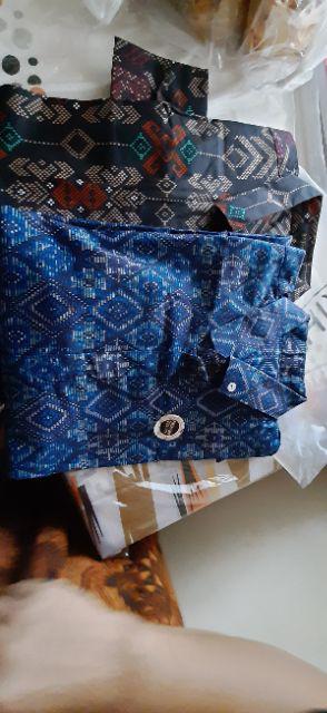 Kemeja Batik Songket Panjang Pria Best Seller ( M.l.xl.xxl.xxxl )