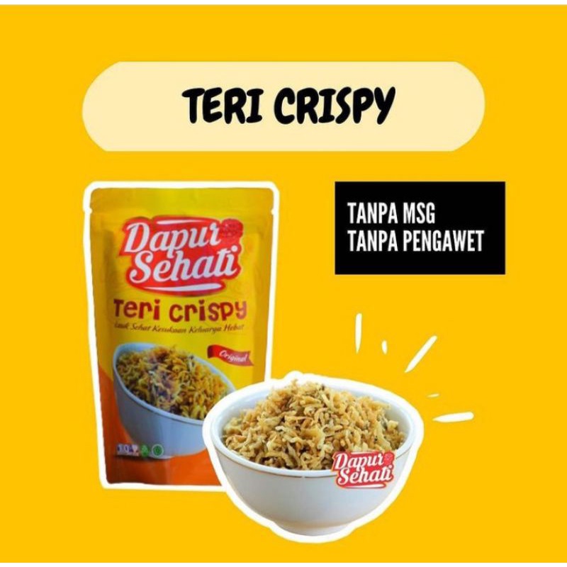 

Teri crispy 80gr/ dapur sehati/ non msg / non pengawet