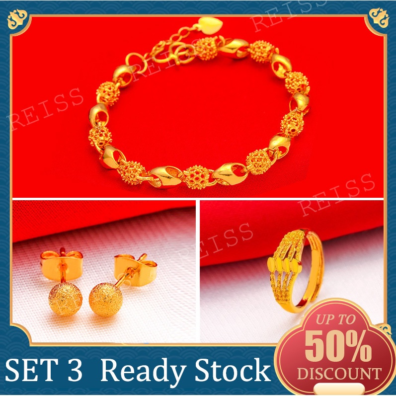 Gelang Emas Asli Kadar 375% Hadiah terbaik Promosi Liburan