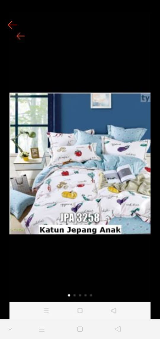 Sprei Katun Jepang Double Bed