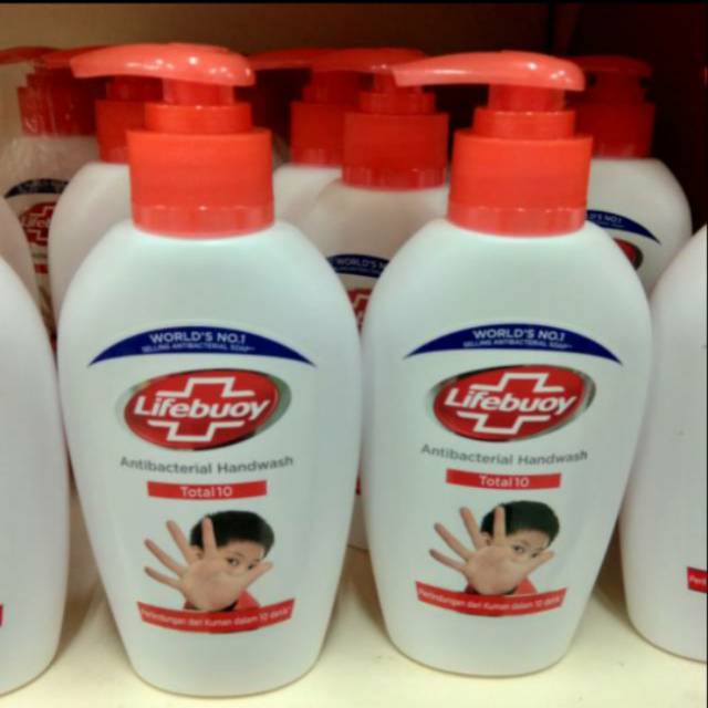 GROSIR Lifebuoy Handwash total 10 botol pump 200ml