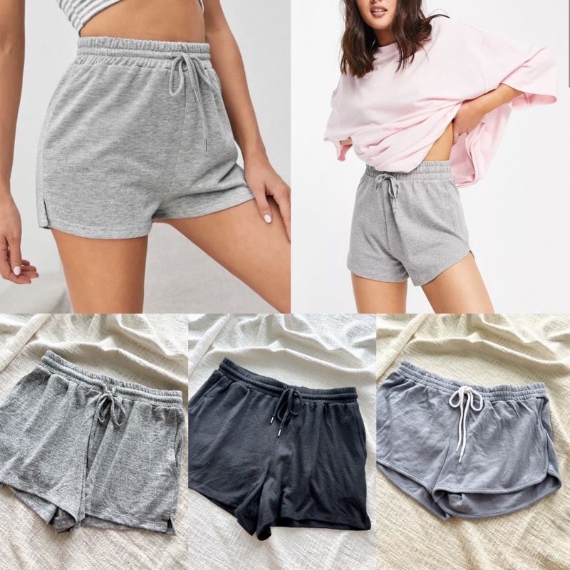 ladies sweatpant shorts