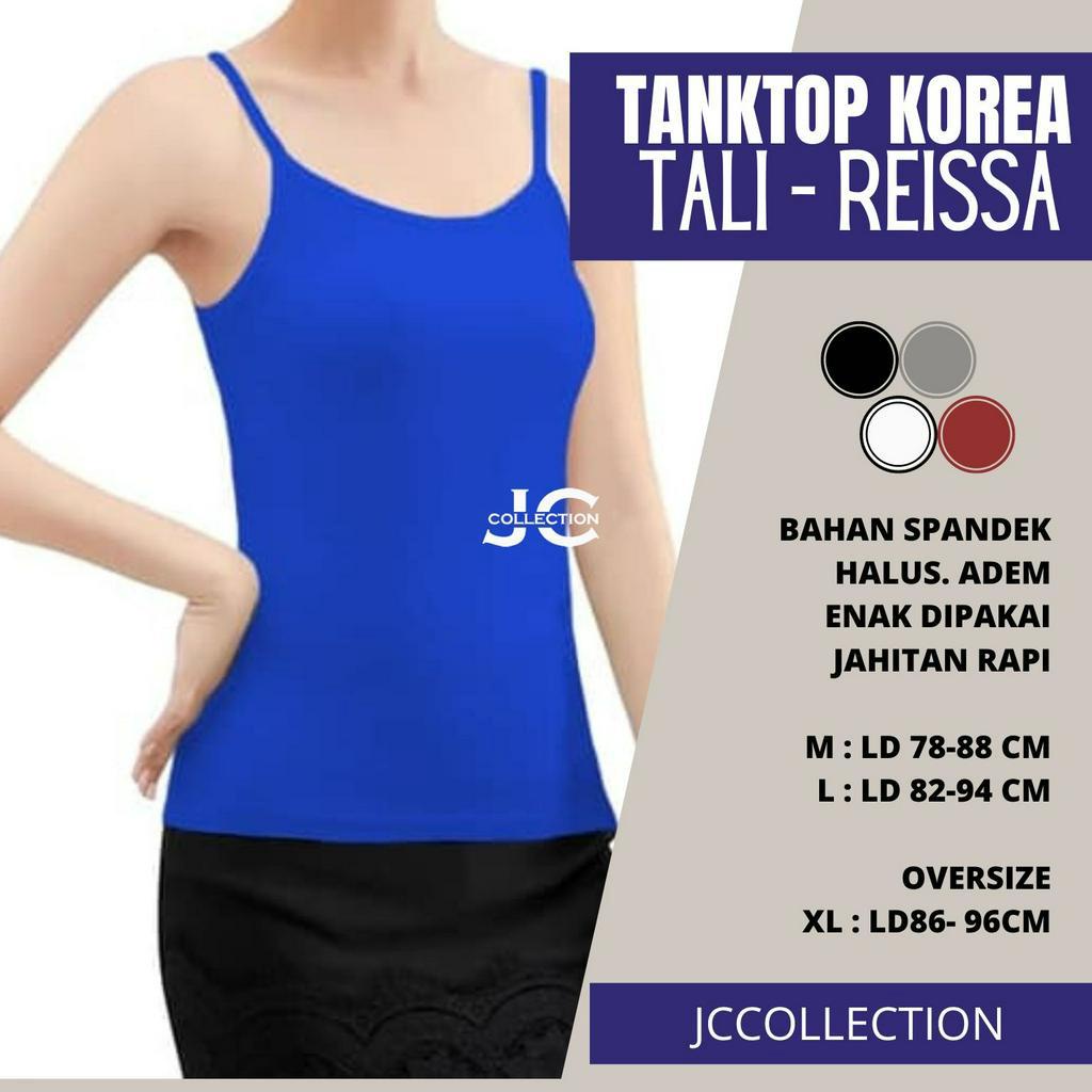 Tanktop Singlet Tali Kecil Wanita Ressa  - JCCollections