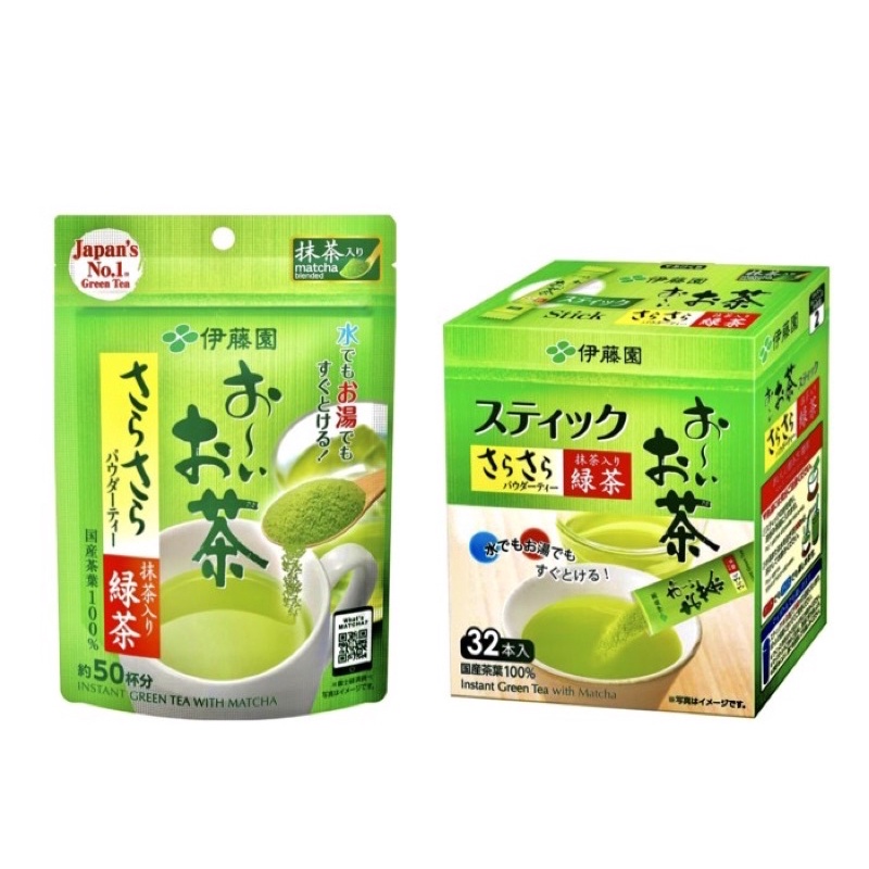 

ITO EN OI OCHA GREEN TEA MATCHA POWDER INSTANT ORIGINAL JAPAN 40g/32 TYPE STICK