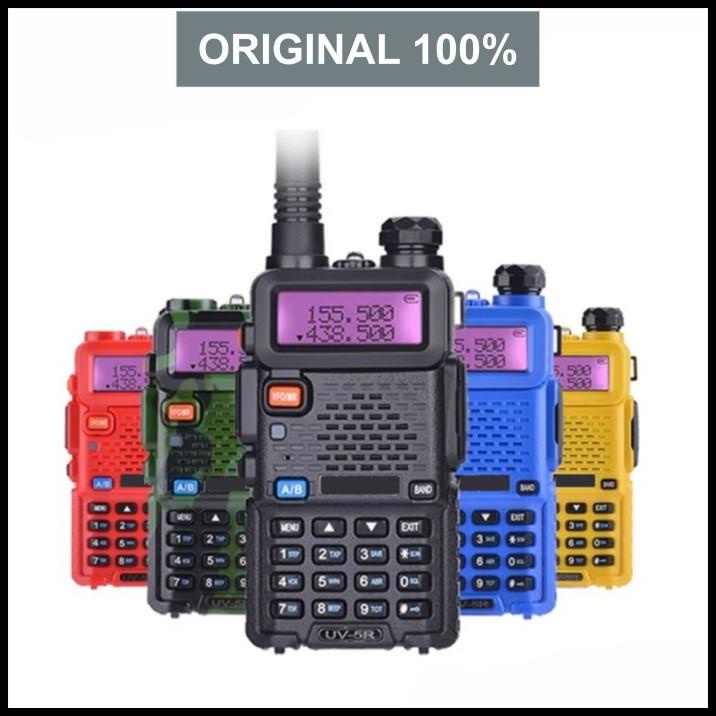 Ht Boefeng Uv5R Handy Talky Jarak Jauh Walkie Talkie Dualband Original