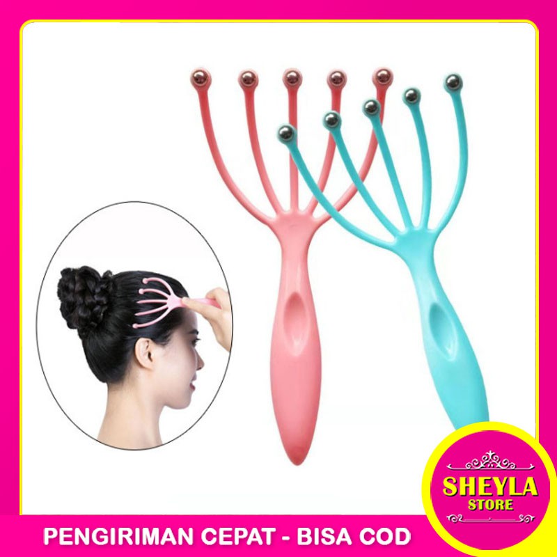 Alat Pijat Kepala Relaksasi / Alat Refleksi Pijat Kepala Terapi Kepala / Head Massager / TV-114