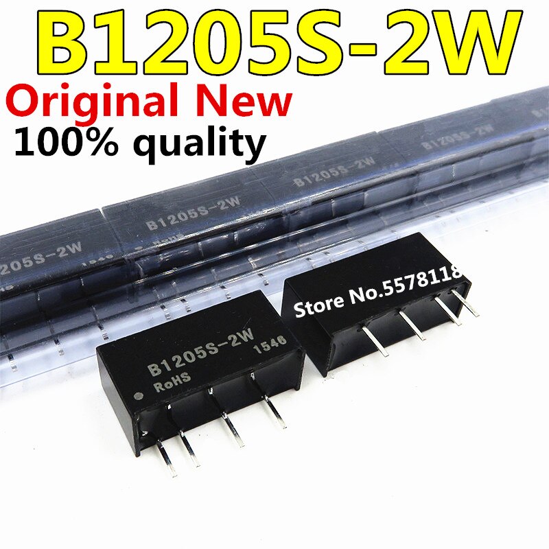 (Ready Stock) 1PCS B1205S-2W Modul Daya DC-DC 12V-5V buck Terisolasi B1205S-2W