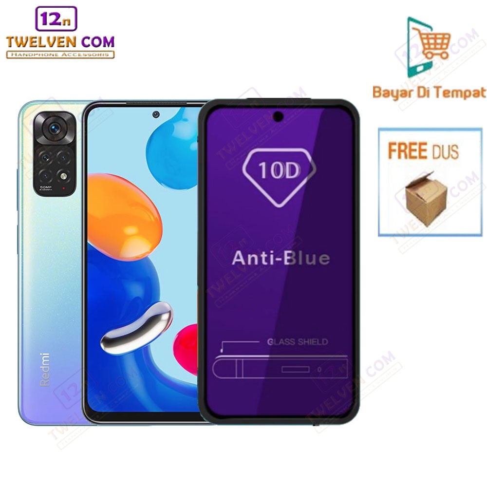 ANTI BLUE TEMPERED GLASS BLUE LIGHT ANTI GORES Xiaomi Redmi Note 11