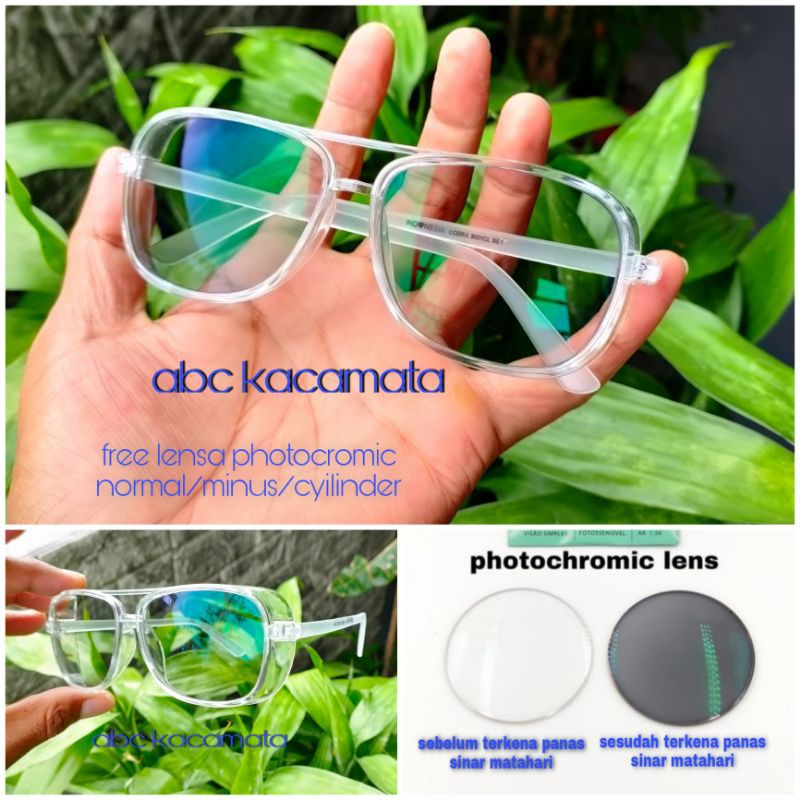 kacamata safety APD/kacamata pelindung /lensa photocromic rubah warna