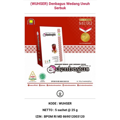 

Den Bagus Wedang Uwuh Serbuk Wuhser