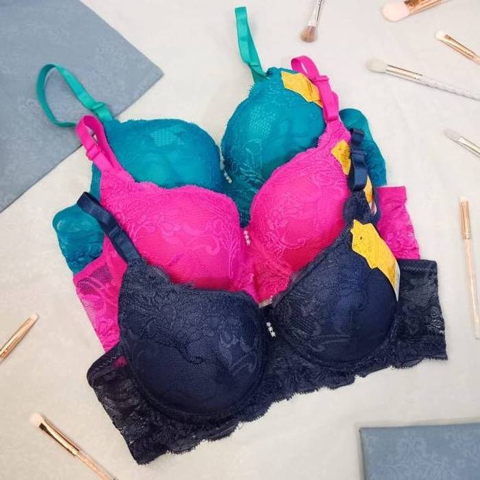 Bh/Bra Fashion Brukat Cup(B) Menggunakan kawat AA590