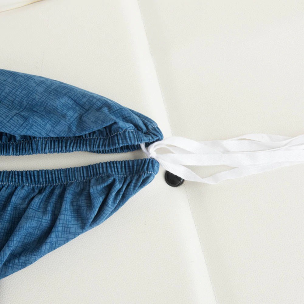 Meijuner Armless Sofa Cover Solid Color Texture Sofa Bed Cover Elastic force All-inclusive Folding