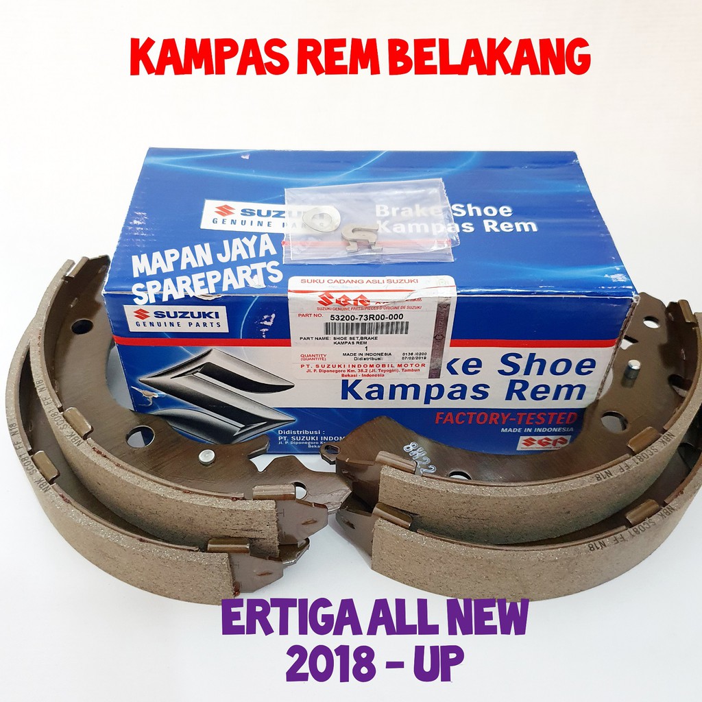 BRAKE SHOE ORIGINAL - KAMPAS REM BELAKANG ALL NEW ERTIGA (2018-2021)