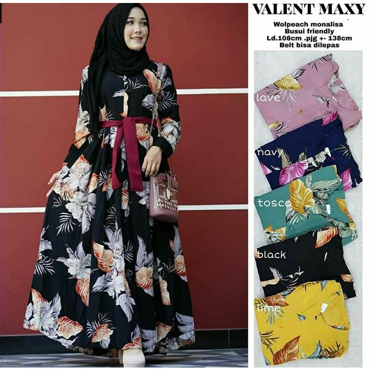 [BISA COD] GAMIS MUSLIM / YURIS MAXY/ DRESS MAXY BRUKAT WANITA KONDANGAN MURAH