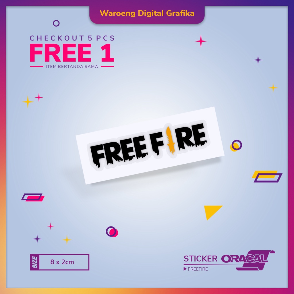

Cutting Sticker Garena Freefire | Sticker FF Gaming Freefire