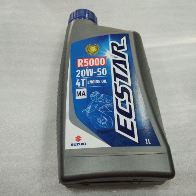 Oli SGO ECSTAR 4T 1L Suzuki 20W 50 API SG ORIGINAL KEMASAN BARU