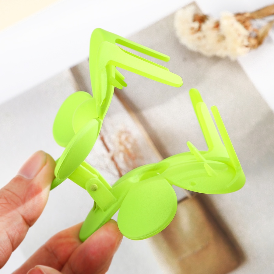 Korean Flower Plastic Hair Claws Acrylic Hair Clip Ponytail Holder Hairdressing Tool Woman Hair Accessories