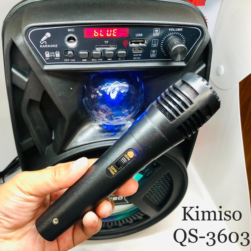 new~Speaker Karaoke Bluetooth - Speaker Bluetooth KIMISO QS-780 /KMS-3381/QS-3603