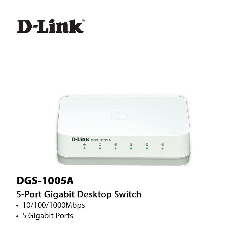 D-LINK DGS-1005A Switch Hub Gigabit 5-Port DLINK DGS1005A 5 Port