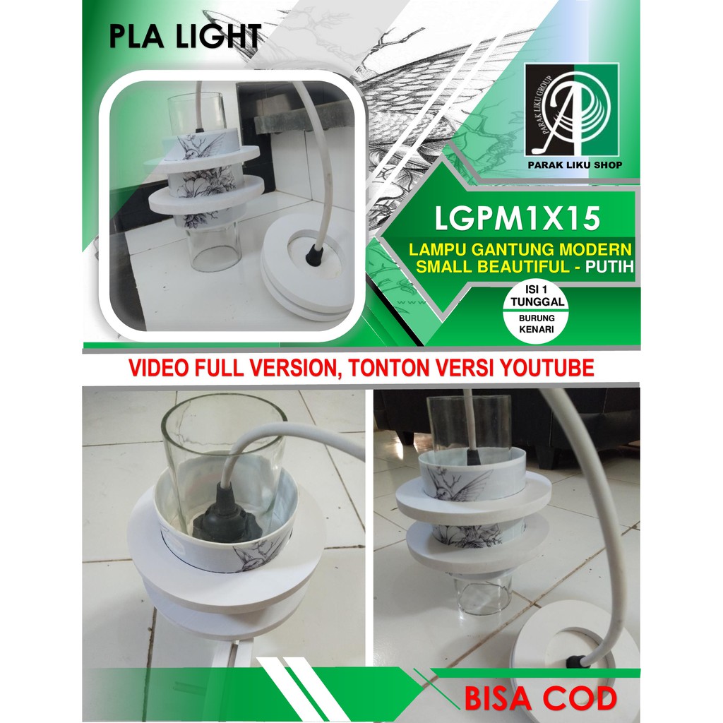 LAMPU GANTUNG MODERN MINIMALIS BEAUTIFUL SMALL ISI 1 - LAMPU GANTUNG TUNGGAL UNIK CANTIK MENAWAN