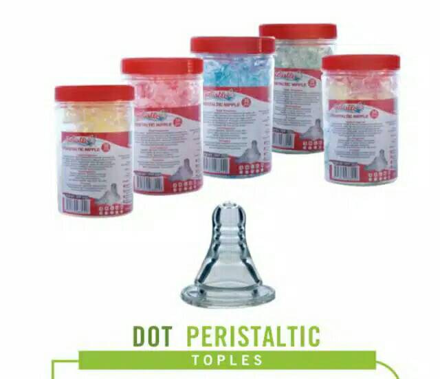 Dot Bayi Ulir Peristaltic/DOT Reguler Reliable Size S/M/L BPA Free