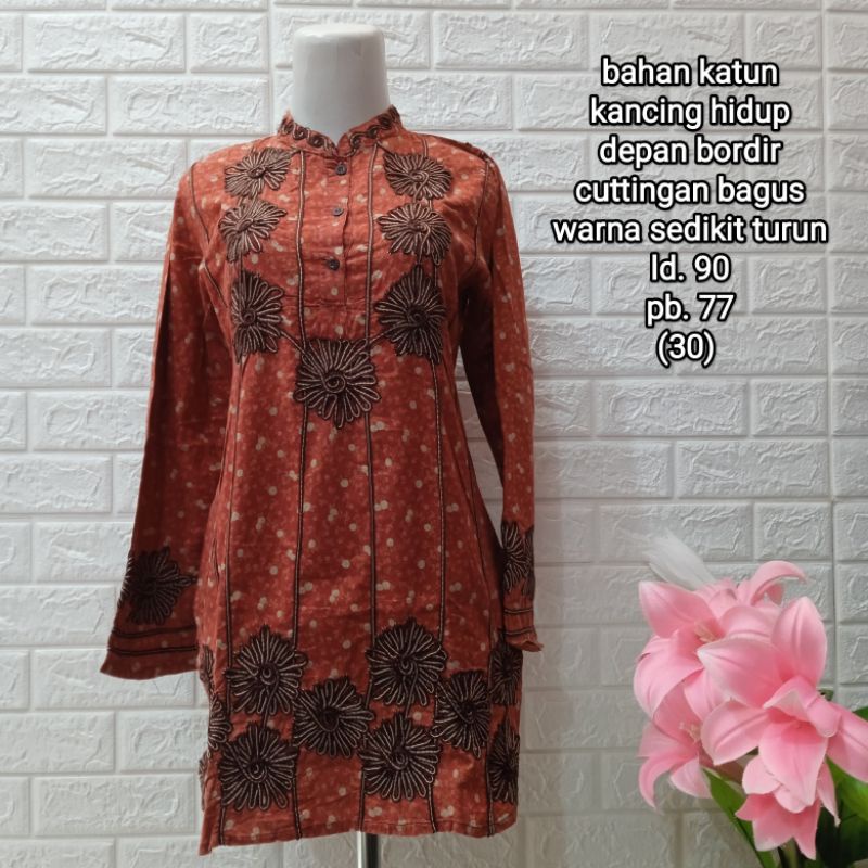 PRELOVED BAJU BATIK WANITA / (PART 1) / PL ATASAN BATIK WANITA / BAJU BEKAS-28