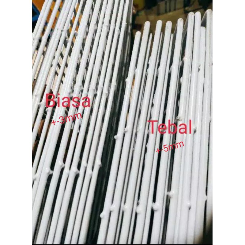 Ram kawat ram besi tebal 115x75cm TEBAL display pajangan acc hp
