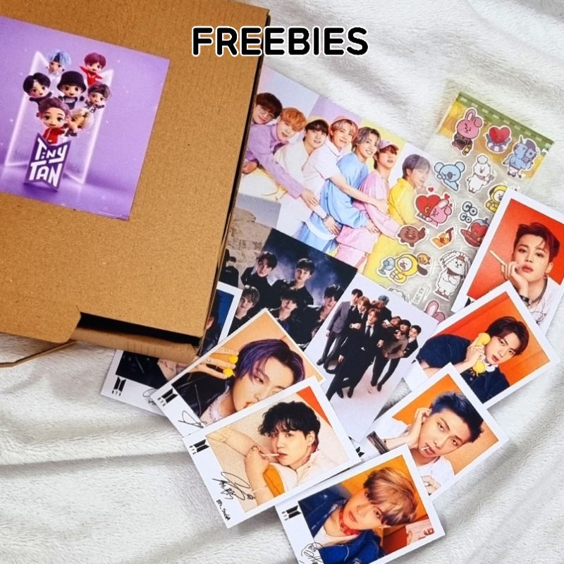 Boneka BTS BT21 / Figur BTS Tiny Tan Gratis Photocard BTS