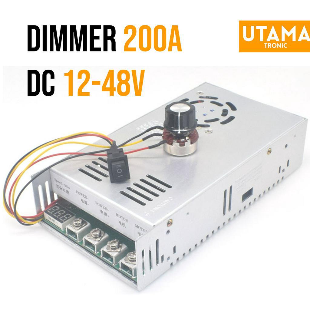 Dimmer DC 200A High Power Industrial DC 12-48V (8045)