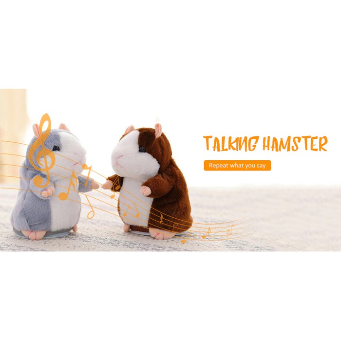 Talking Hamster - Boneka Marmut Joget dan berbicara - Copy Cat