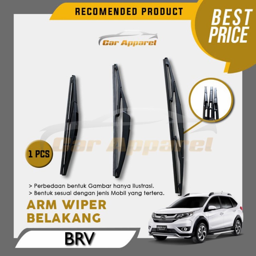 Wiper Belakang Mobil BRV Rear Wiper 12inch