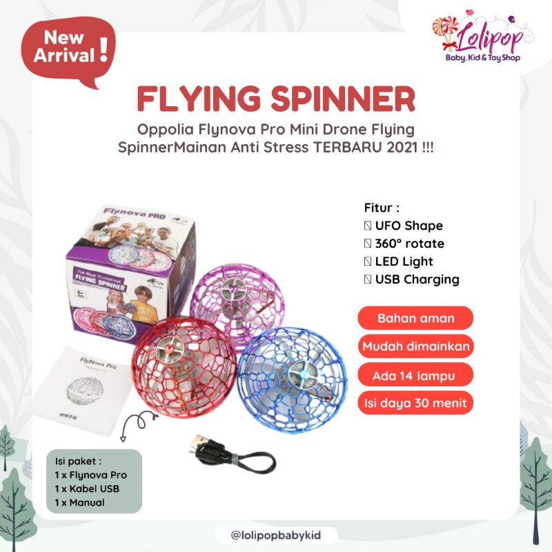 Flying Spinner - Mainan Anak