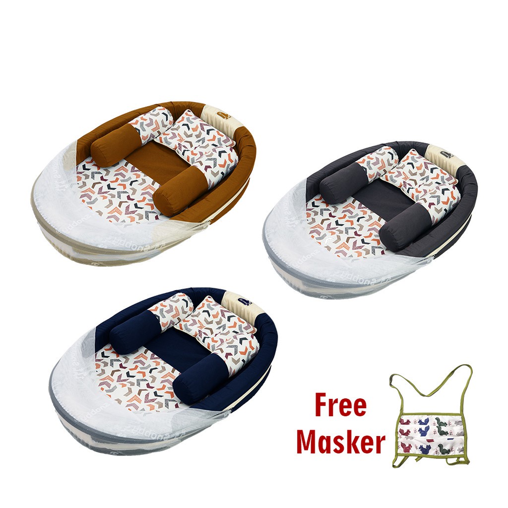 Snobby Kasur Bayi Kolam Artsy Series Print + Kelambu TPK5891