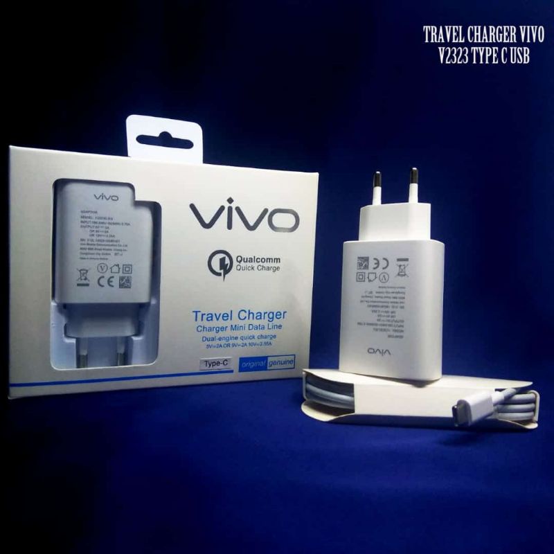 CHARGER VIVO V2323C-EU FAST CHARGING KABEL TYPE C FOR VIVO Y21A / Y21T / Y22 / Y33T