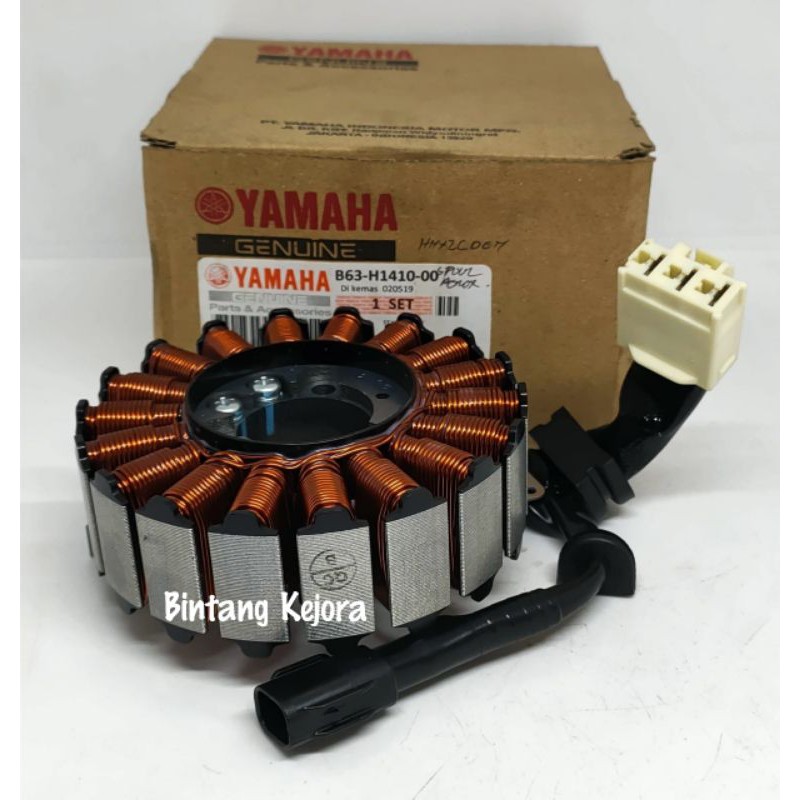 SPULL SET SENSOR ACG STATER STARTER PULSER MAGNET MAGNIT CKP KAKI 4 ORI PART YAMAHA NEW AEROX 155