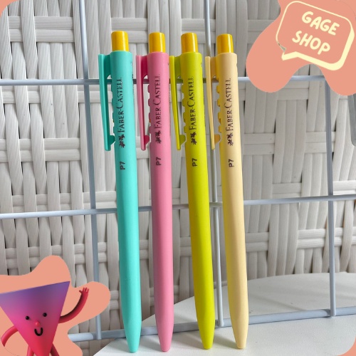 

pulpen gel cetek faber castel p7 pastel pena tinta hitam kebutuhan sekolah anak alat tulis pen lucu imut bolpen unik fancy keren bisa COD termurah import