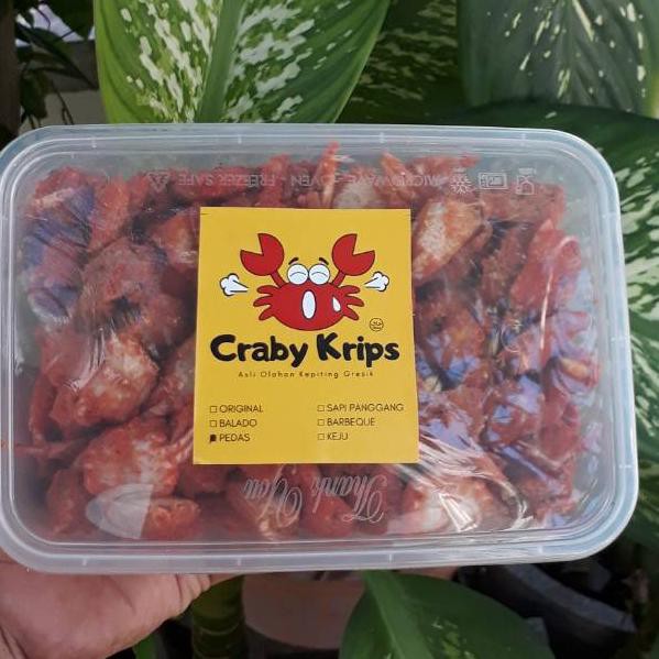 

〖DVXS〗 BABY CRAB Craby Krips JUMBO KEMASAN BOX 100 GR ASLI TANGAN PERTAMA