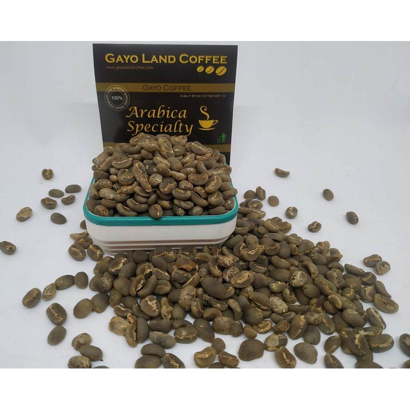 Green Been Kopi Arabika Spesialty Aceh Gayo 1000 Gr | Shopee Indonesia