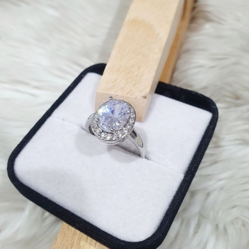 Cincin Zircon Premium quality lapis emas Anti karat crd01