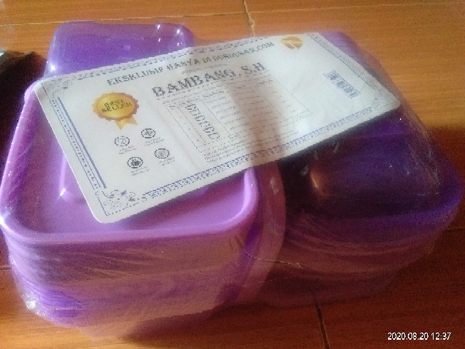 Container Wadah/toples Kulkas Bpa Free Microwave Save/bambang Sh /bambang Kopdar /smart Mom Set Of 4