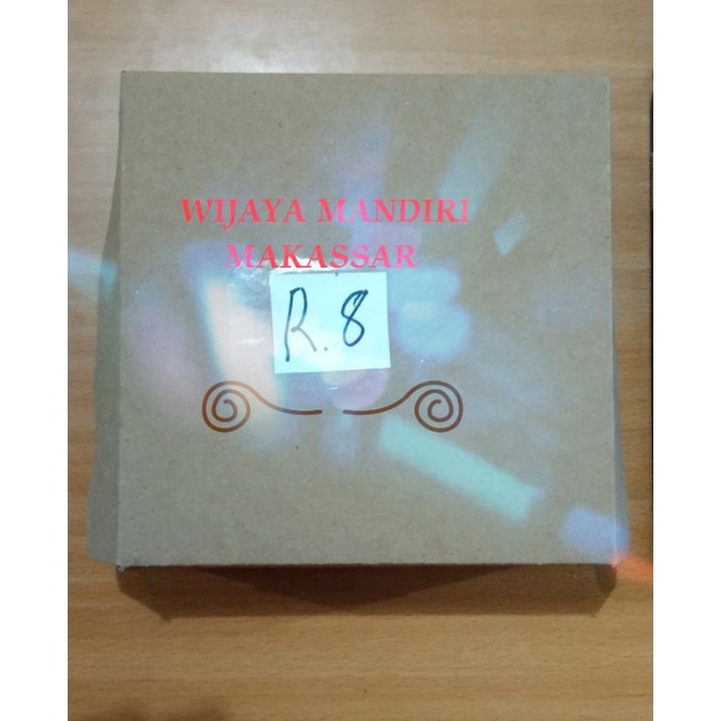 DOS DU KOTAK MAKANAN NASI R8 18 X 18 COKLAT KRAFT